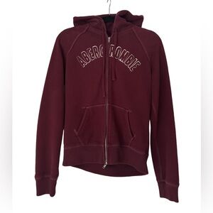 Abercrombie & Fitch Vintage Red fleeced jacket